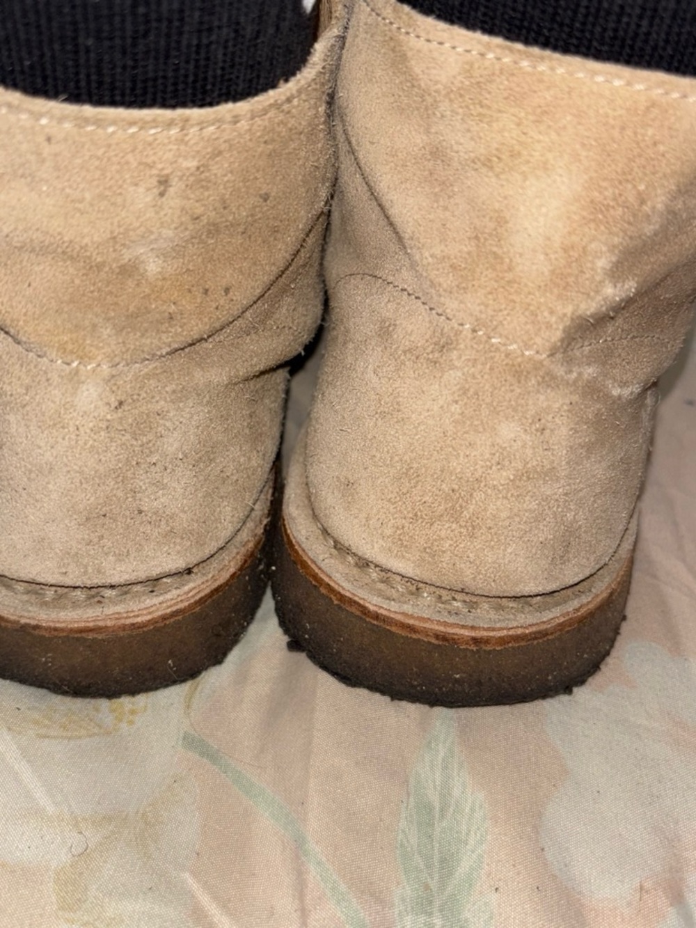Todd Snyder Men's Suede Ankle Boots in Light Brown